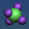 image of a methane molecule