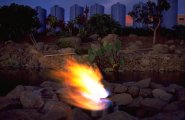 safety flare burning BioGas